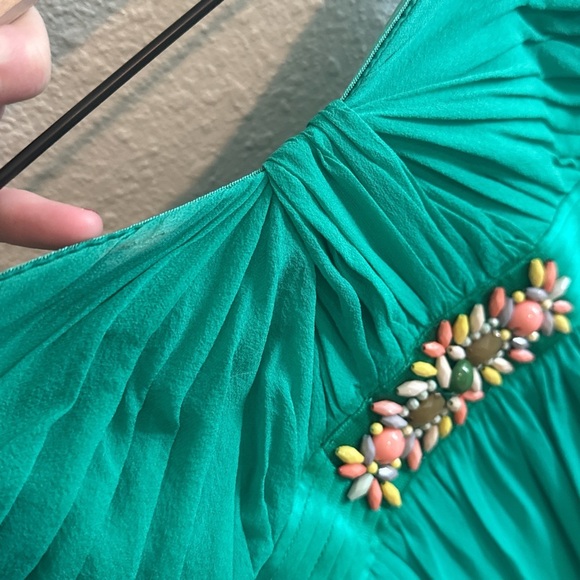 BCBGMAXAZRIA Silk Mini Babydoll Dress - Picture 9 of 9